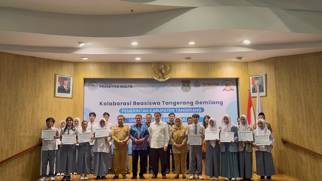 Perkuat Sinergi Pendidikan, Kepala MAN 3 Tangerang Hadiri Penandatanganan PKS Beasiswa Tangerang Gemilang di Universitas Prasetiya Mulya