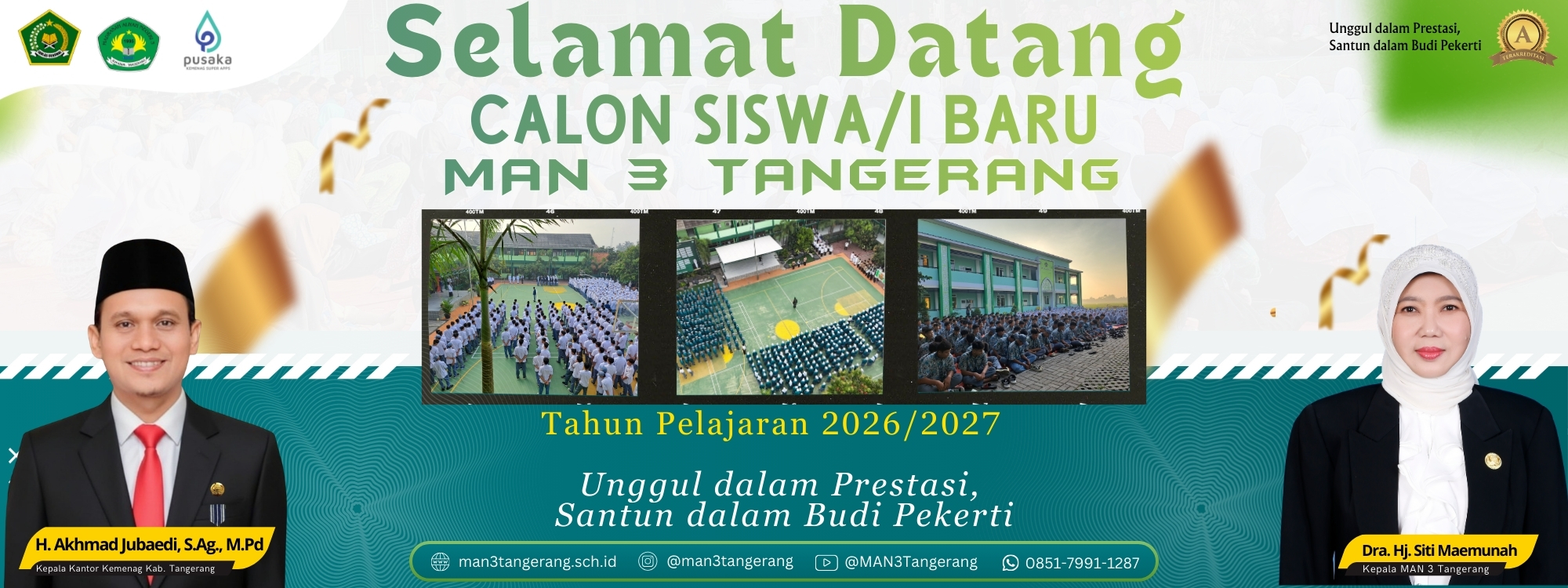 Selamat Datang Calon Murid Baru MAN 3 Tangerang